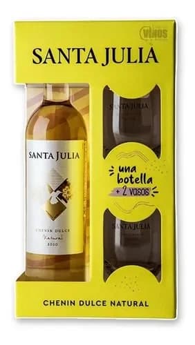 SANTA JULIA CHENNIN DULCE + 2 VASOS