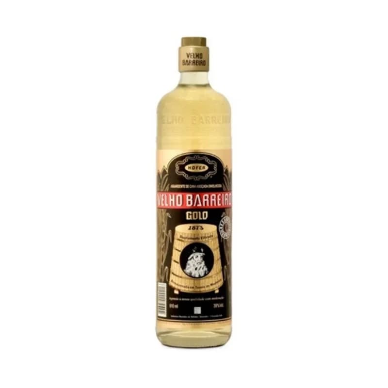 CACHACA VELHO BARREIRO GOLD 910CC