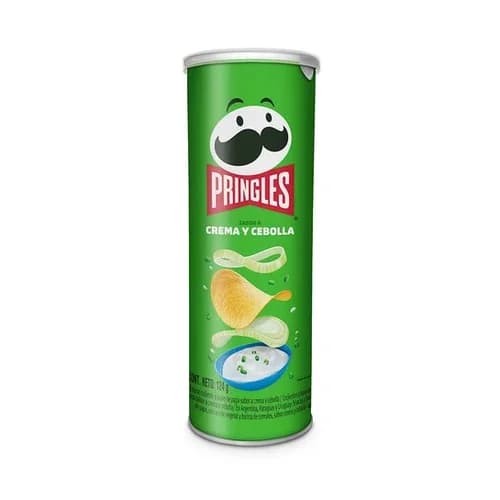 PAPAS PRINGLES CREMA Y CEBOLLA 128GR