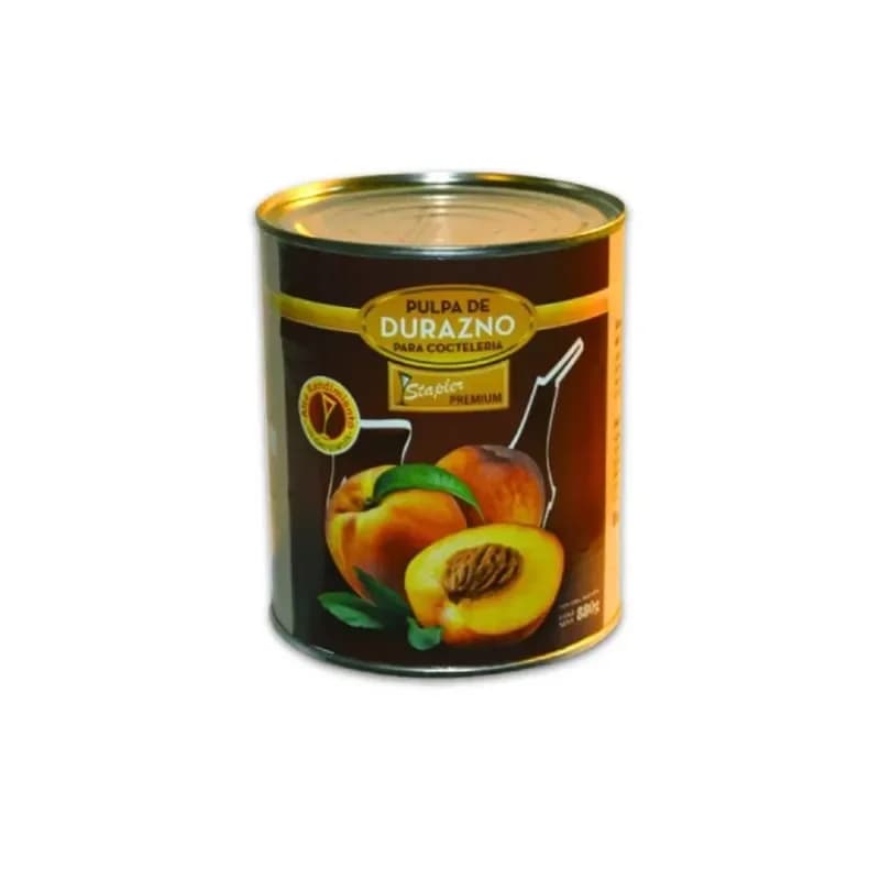 PULPA DURAZNO P/COCTELERIA STAPLER 880GR