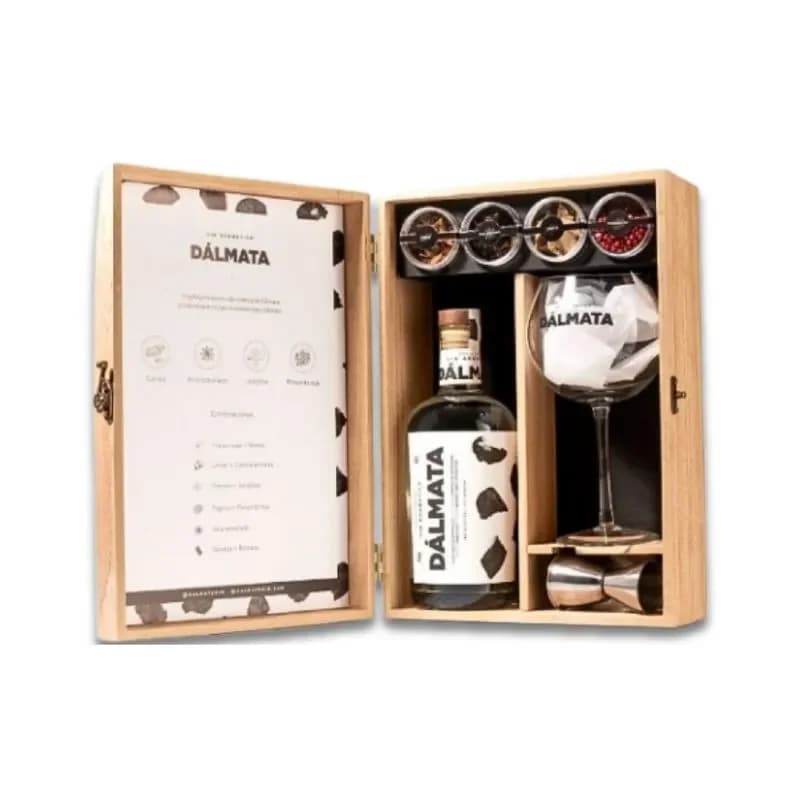 BOX PREMIUM GIN DALMATA + COPON + JIGGER