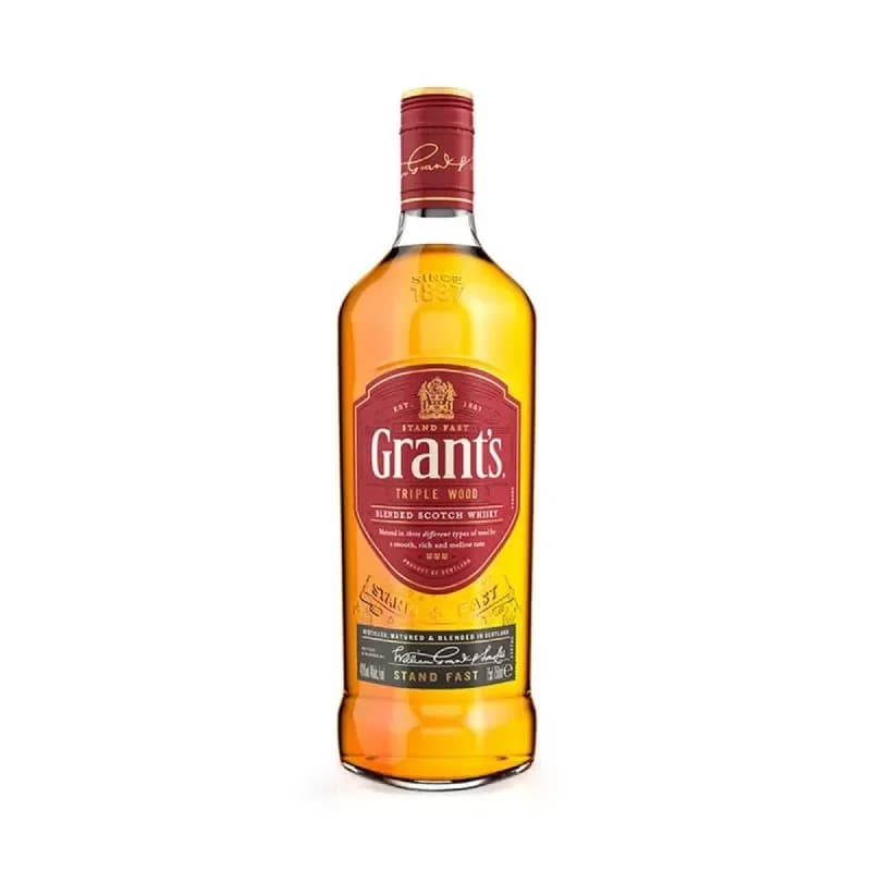 WHISKY GRANT´S TRIPLE WOOD ROJO 1L